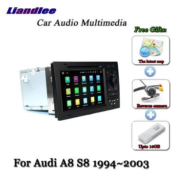Bil Android Multimedia-System Til Audi A8/S8 D2/4D 1994-2003 Radio GPS-Navigation Afspiller Carplay Auto Stereo HD-Skærm