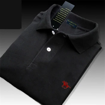Høj Kvalitet Polo Logo, Farve, 23 Farver Polo Shirt Casual Polo Shirts til Mænd Kort Ærme Nye Ankomst Toppe Tee Overdimensionerede XS-5XL