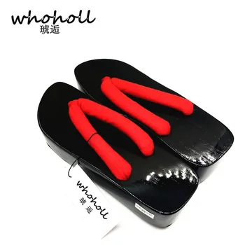 Whoholl Kvinder flip-flops sommer sandaler, platform fastkile Japanske geta