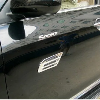 1 par side netto dække bil luftudtag dekorative stickers til Kia Rio K2 K3 K4 K5 Cerato,Sjæl,Forte,Sportage R,Bil mærkat