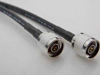 10 Meter Sort 50-5 50ohm Coaxial Kabel-N-hanstik Lavt Tab Signal Kabel Forbinde Udendørs/Indendørs Antenne og Signal Booster