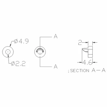 10 sæt Mål Ansigter Med Lysdioder for Railway signal N eller Z Skala 1 Aspekt JTD11 Led-blinklys model byggesæt