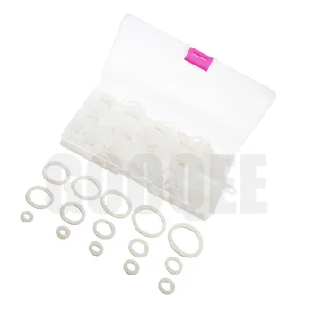 100pcs/masser 3mm Silica gel O-Ring-Tætning Kit 15 Forskellige Størrelser Gummi O-ring Tætning Pakning Sortiment Sæt med Plast