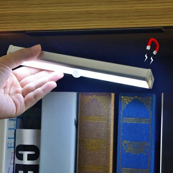 10LED kabinet lys LED-lys USB-genopladelige køkken lys for garderobe køkken