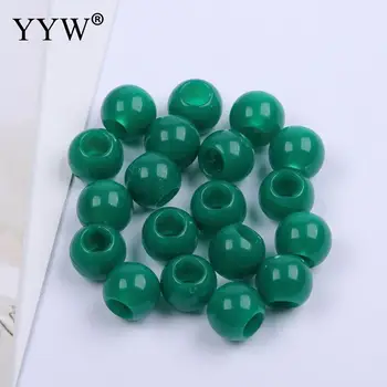 10x8mm Akryl Håndværk løse Perler Runde Perler-Mix Candy Farver Perler til smykkefremstilling Halskæde og Armbånd Tilbehør Hul 4.8-5mm