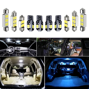 11x Canbus-Fejl Gratis LED Interiør Lys Kit Pakke til 2019 2020 Toyota Corolla Tilbehør til Bilen Kort Dome Kuffert Licens Lys