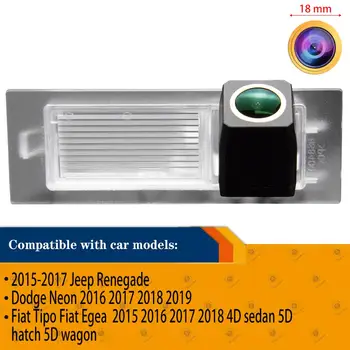 1280x720p HD Vende bagfra Backup-Kamera til Jeep Renegade Dodge Neon Fiat Tipo, Fiat TIPO Egea~2018