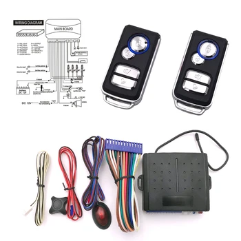 13P Bil Alarm System, Bil Auto Remote Central Kit Door Lock System centrallås med Fjernbetjening Udløser Åbent Luk