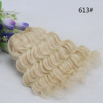 15*500cm Paryk diy materiale uld hår række BJD dukke række uld sd dukke paryk materiale til Dukker Parykker, Tilbehør russiske DIY hår Dukke
