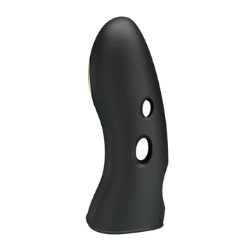 18K Gold Finger Vibrator Elektrisk Stød Funktion Klitoris Anal Stimulation af G-Spot Massage Sex Legetøj til Mand Kvinde 7 Frekvens