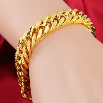 18K Guld Armbånd til Mænd og Kvinder Fine Bizuteria Pulseras De Plata De Ley Mujer Gemstone Smykker Pulseira Feminina Armbånd