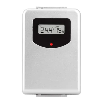 1pc hot salg 433MHz Trådløs vejrstation Med Prognose Temperatur Digital Termometer Luftfugtighed Sensor