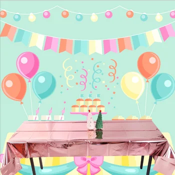 sløjfe offer Van 1pc vandtæt glimmer, folie party rosa guld dug tabel dække rektangulære dug  bryllup, fødselsdag, baby shower indretning - Event & Fest \  www.jl-energy.dk