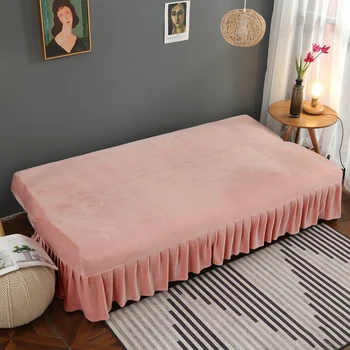 1stk Sovesofa Dækker Europa Tykkere Type Sofa Dækker Uden Armlæn Pink Opvarmning Farve til Hjemmet 2/3/4 Seaters Sofaen Dækker