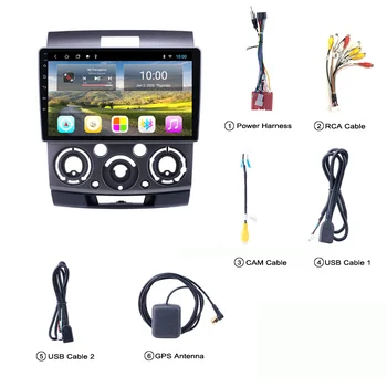 2 Din Android Bil Radio Mms Video-Afspiller Til Ford Everest Ranger & Mazda BT50 2007 -2011 hovedenhed med Ramme Stereo