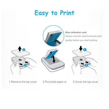 20 ark/max Zink Mærkat-Fotopapir 5*7,6 cm til HP zink Tandhjul foto printer uden blæk let at udskrive foto DIY