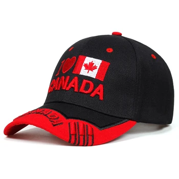 2019 nye CANADA brev broderi baseball cap hip hop version personlighed justerbar caps far hat Udendørs Fritidsaktiviteter solhatte