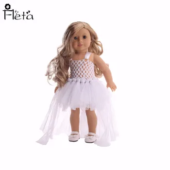 2019 Nye Mode Sommer 8 Farve Garn Nederdel til 18-Tommer American Doll eller 43 cm Dukke Toy Tilbehør