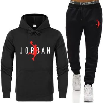 2020 Efteråret Hot Mænd Sæt 2 Delt Hætteklædte Jordan 23 Track Suit Bukser Casual-Træningsdragt Mænd Sportstøj Sæt Mærke Mænd Tøj
