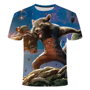 2020 nye Galaxy Værger filmens 3d-print-T-shirt casual style T-shirten