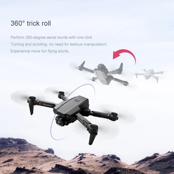 2020 Nye XT6 Drone dobbelt linse 4k high definition luftfotografering optisk flow fast højde RC fly Legetøj (Gratis gave)