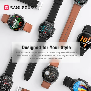 2020 SANLEPUS Smart Ur Bluetooth Opkald Smartwatch Mænd Kvinder Vandtæt Sport Fitness Armbånd Bånd Til Android, iPhone Xiaomi