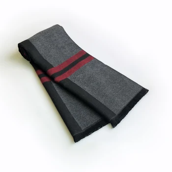 2020 Unikt Design Plaid Dobbelt Side Cashmere Tørklæde Sjal Vinter Mænd Luksus Mærke Blød Varm Glat bandana Tørklæder, Ponchoer Wrap