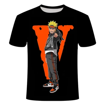 2021 Sommeren Nye Japan Anime Naruto Itachi Uchiha Sasuke 3D-T-Shirt Mandlige O-Hals Tegnefilm Tee Toppe, Mænd/Kvinder, Cool Tøj Harajuku