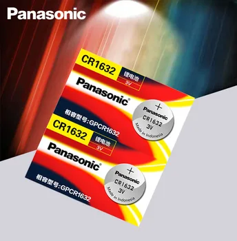 20pcs Panasonic batteritype batteriets levetid cr1632 knap celle coin batteri 3v watch fjernbetjening bil nøgler DL1632 ECR1632 GPCE1632 lithium batteri