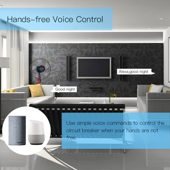 2P WiFi Smart Afbryder Kontakten Smart Home Automation Overbelastning, kortslutning Voice Kontrol med Amazon Alexa Google startside