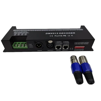 30-Kanal RGB DMX512 Dekoder LED Strip Controller 60A DMX Lysdæmper PWM Driver Input DC9-24V 30CH DMX-Dekoder Light Control