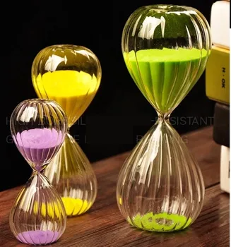 30 Minu Glas Timeglas Sand Timer Ur Hjem Indretning Fødselsdag Gave Ornamenter stribe Valentine ' s Day Gave Ampulheta Reloj De Arena