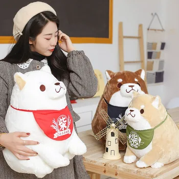 35/42CM Søde Japanske Fat Shiba Inu Hunde Plys Legetøj Fyldte Bløde Dyr, Kawaii Tegnefilm Pude Dejlig Gave til Børn, Baby Børn