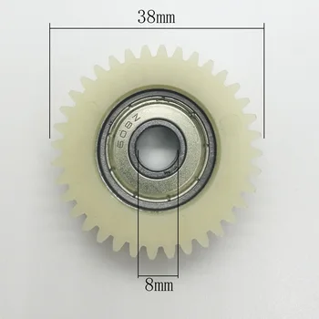 3pcs 38mm 36 tænder nylon 8mm hullet 608 z kugleleje gear for elektrisk cykel motor kobling plast - rabat \ www.jl-energy.dk