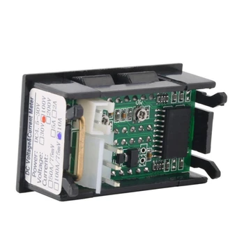 3pcs LED Digital DC 0-100V 10A Spænding Amp Volt Meter Panel Dual Voltmeter Amperemeter Tester