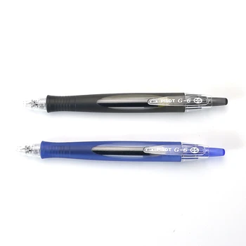 3Pcs PILOT BL-G6-5 Tryk på Type Neutral Pen 0,5 MM Kugle Hoved Strømline Kuglepensholder Ergonomi, Design Prøve at Skrive Signatur