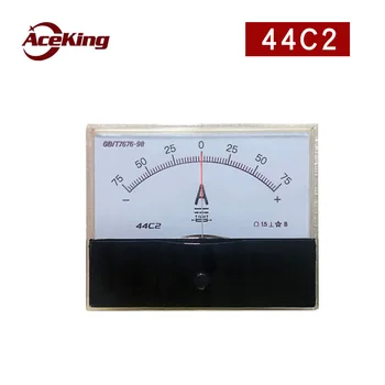 44c2 plus og minus 15A tovejs 75A ± 300A 1500A DC-amperemeter 75mV pointer 44c1 - + A