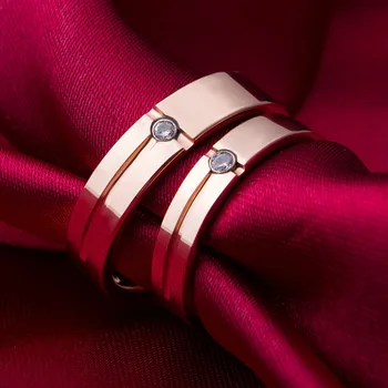 4mm 6mm rosa guld farve aftager Wolfram Vielsesring til Mænd, Kvinder, Bryllup Band Comfort Fit Størrelse 4-13,kan gravering