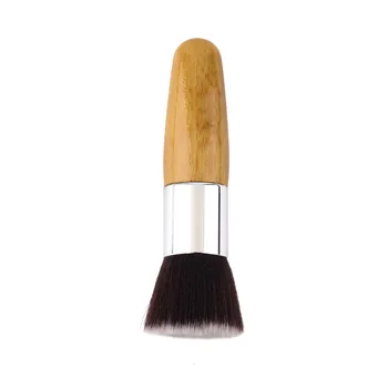 4STK Naturlige Bambus Håndtag Makeup Pensler Sæt Kosmetik Værktøjer Kit Pulver Blush brush ansigt Hot salg på Verdensplan