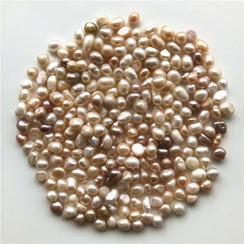 50g 5-8mm Naturlige Perle, kvartskrystal Hård sex Poleret Grus Prøve Tibet F212 Naturlige Sten og Mineraler