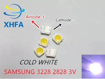 50STK FOR SAMSUNG 2828 LED-Baggrundsbelysning TT321A 1.5 W-3W med zenerdiode 3V 3228 2828 kold hvid LCD-Baggrundsbelysning til TV-Program