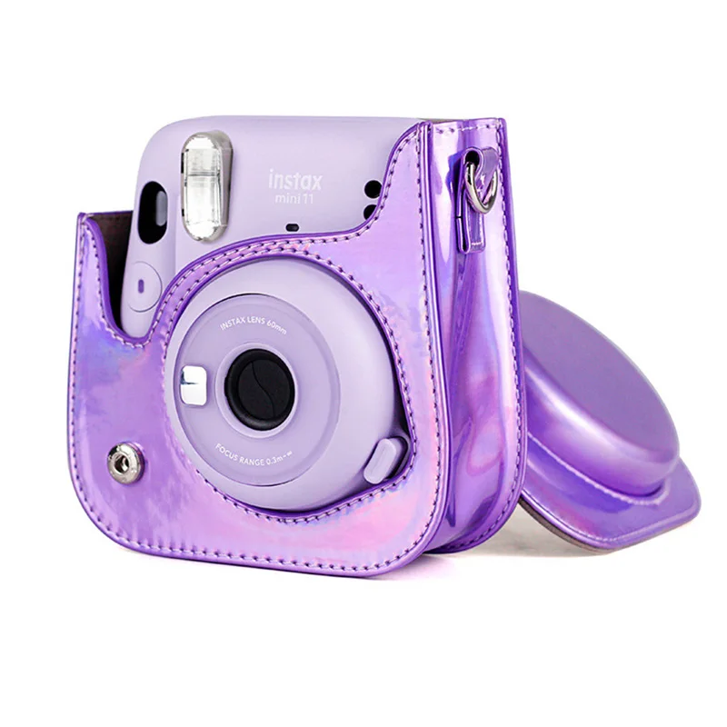 Relativitetsteori fokus At opdage 3 farver instant kamera taske til polaroid instax mini-11 tilfælde  mini-film pu læder cover med skulderrem - rabat \ www.jl-energy.dk