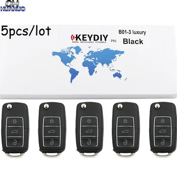 5PCS/MASSE B01-3-LB Universal B-Serie Fjernbetjening Til KD900/KD900+/URG200/KD-X2 3-Knappen Key Luksus Stil