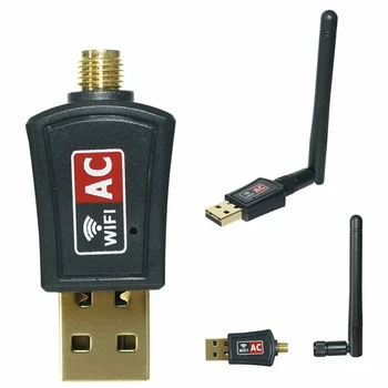 600 Mbps Dual Band 2.4/5 ghz Wireless Usb Wifi Network Adapter Med Antenne 802.11 Ac