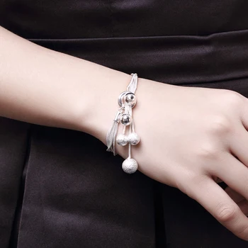 925 Sølv Krat Perle Armbånd Til Kvinder Sølv Smykker