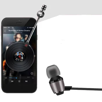 Abingo S600i I Øret Bas Headset med Mikrofon Stereo Hifi Hovedtelefoner 3,5 mm Jack Kabel Øretelefoner Volumen Kontrol for Xiaomi/Samsung