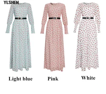 Afrikanske Aften Maxi Kjoler til Kvinder Party Dress 2 delt Sæt Dashiki Prik Print Afrika Tøj Plus Size Jul Robe Casual