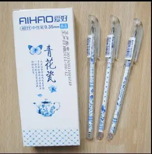 AiHao Mærke Gel-Blæk Pen, 12pcs/halv snes Kinesiske Stil Roller-Spids Pen, Kontor Arbejde Pen, Høj Kvalitet