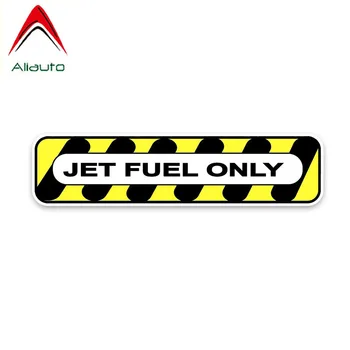 Aliauto Retro-reflekterende Bil Mærkat Mode Jet Fuel Kun Sikkerhed Diesel Tilbehør Vandtæt Kreative Decals PVC,16cm*3cm