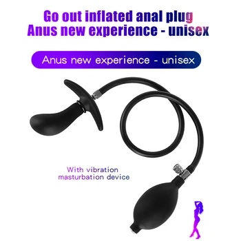 Anal Dilator-Oppustelig Anal Plug Udvides Butt Plug Prostata Massage Voksen Produkter, Anal sexlegetøj til Kvinder, Mænd Mastubator